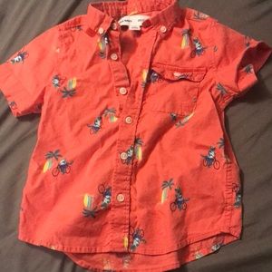 Boys button up summer shirt